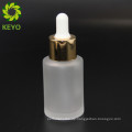 30 ml leeres kosmetisches serum klar matte glas tropfflasche